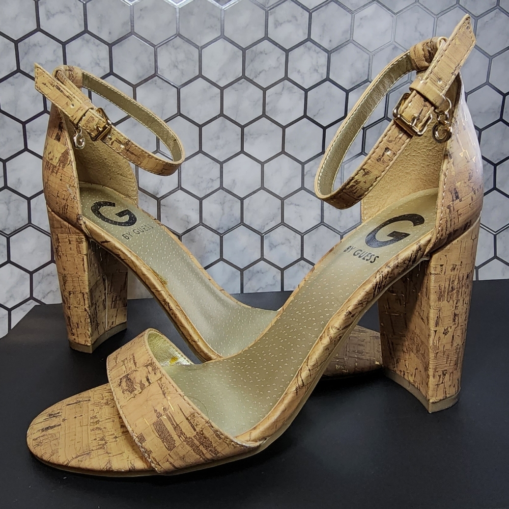 GUESS Cork Heels - 3inch - size 6